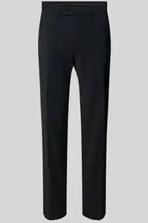 Christian Berg Regular fit pantalon met persplooien