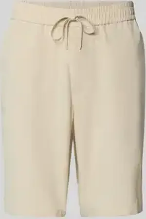 HUGO BOSS Korte regular fit broek met tunnelkoord
