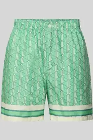 Lacoste Straight leg korte broek met elastische band
