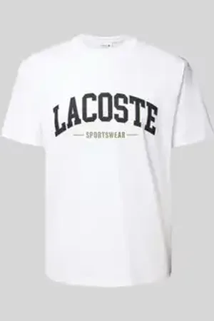 Lacoste T-shirt met labelprint