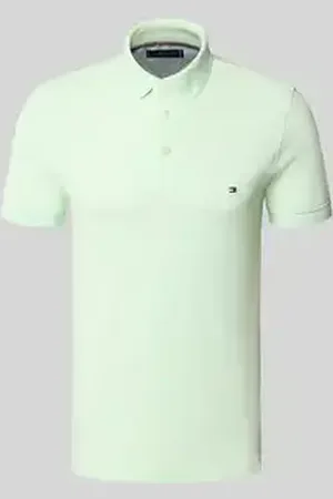 Tommy Hilfiger Slim fit poloshirt van een mix van katoen en elastaan