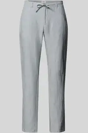 Brax Linnen broek met tunnelkoord, model "FABIO JOK"