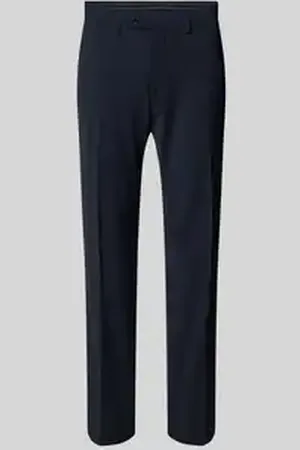 Christian Berg Regular fit pantalon met persplooien