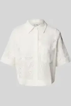 Oh April Boxy fit blouse van gehaakt kant, model 
