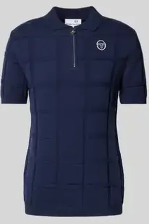 Sergio Tacchini Slim fit poloshirt met structuurmotief, model 