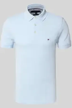 Tommy Hilfiger Slim fit poloshirt van een mix van katoen en elastaan