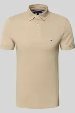 Tommy Hilfiger Slim fit poloshirt van een mix van katoen en elastaan