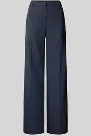 HUGO BOSS Midirok van linnenmix met elastische band