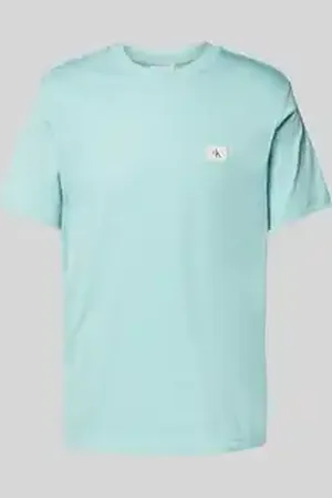 Calvin Klein T-shirt met labelstitching en ronde hals