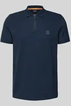 HUGO BOSS Poloshirt met labelpatch