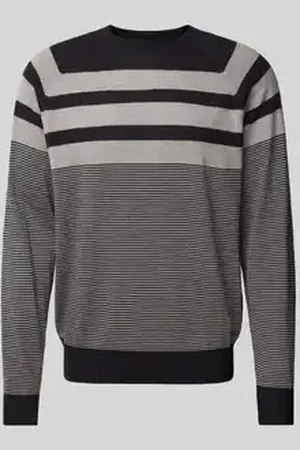 Armani Exchange Gebreide pullover met ronde hals