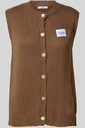 VILLA SOPHIE Mouwloos vest met labelpatch