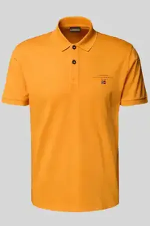 Napapijri Regular fit poloshirt met labelstitching, model 