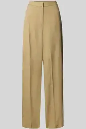 Tommy Hilfiger Tailored fit linnen broek van een mix van linnen en lyocell