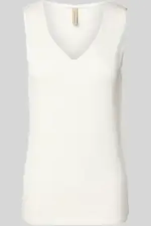 soyaconcept Top met bandjes en V-hals, model 