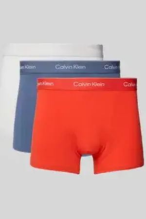 Calvin Klein Boxershort met band met label in een set van 3 stuks