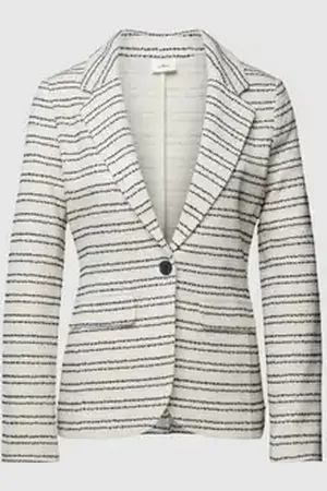 QS by s.Oliver Blazer met streepmotief
