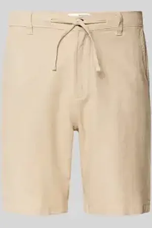 SELECTED Korte regular fit broek met achterzakken