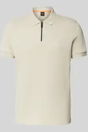 HUGO BOSS Poloshirt met labelpatch