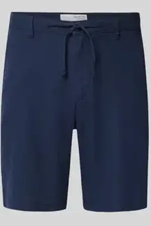 SELECTED Korte regular fit broek met achterzakken