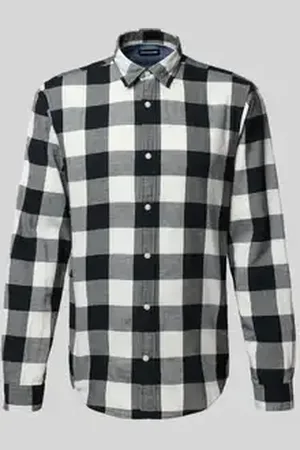 JACK & JONES Regular fit vrijetijdsoverhemd van twill, model 