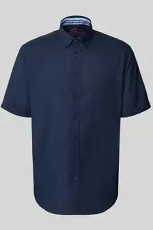Christian Berg Regular fit vrijetijdsoverhemd met button-downkraag