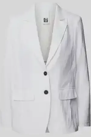 Marc Cain Blazer van linnenmix met klepzakken