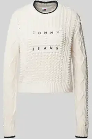 Tommy Hilfiger Gebreide pullover met kabelpatroon, model 