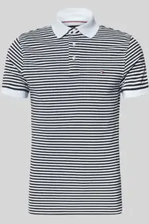 Tommy Hilfiger Slim fit poloshirt van een mix van katoen en elastaan