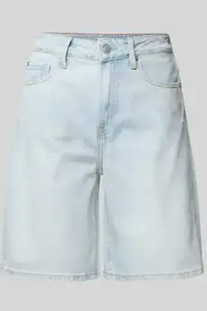 Tommy Hilfiger Relaxed fit korte jeans van een mix van katoen en lyocell