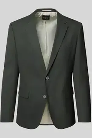 HUGO BOSS Slim fit 2-knoops colbert met reverskraag, model 
