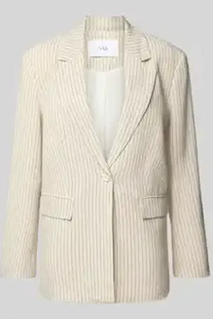 Y.A.S Regular fit blazer van een mix van viscose en linnen, model 