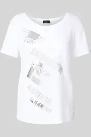 monari T-shirt met statementprints