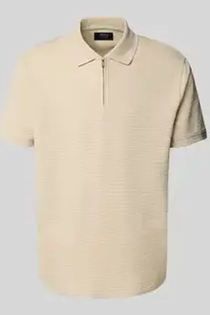 McNeal Poloshirt met korte ritssluiting