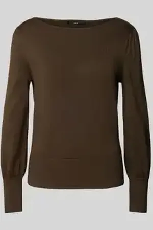 Zero Gebreide pullover met boothals