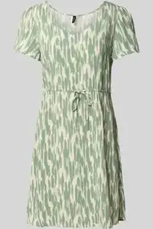 VERO MODA Mini-vrijetijdsjurk van pure viscose, model 