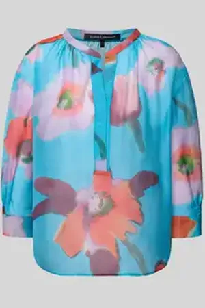 Luisa Cerano Regular fit blouse met 3/4-mouwen