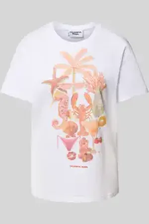 Colourful rebel Loose fit T-shirt met motiefprint, model 