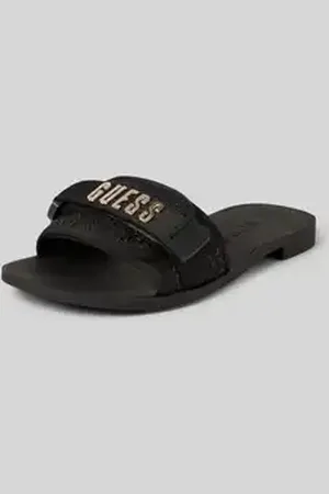 Guess Slippers met labelapplicatie, model 
