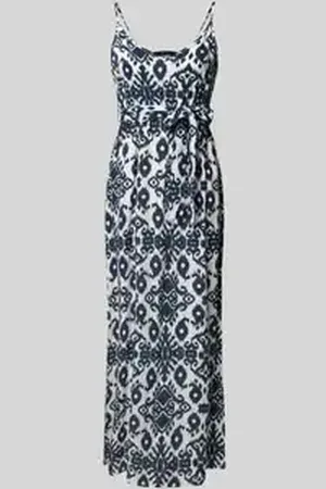 VERO MODA Getailleerde maxi-jurk van pure viscose, model 