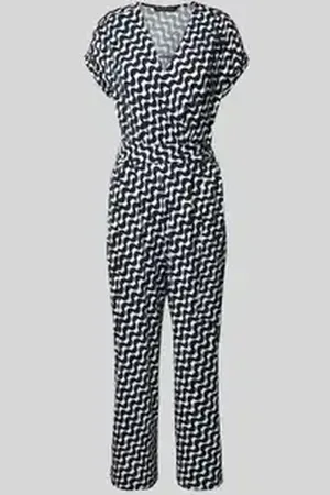 Betty Barclay Jumpsuit met V-hals en riem