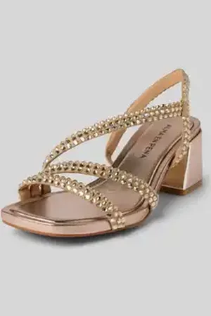 Alma en Pena Sandalette met siersteentjes