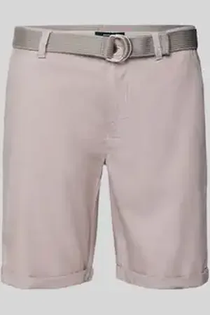 McNeal Korte slim fit chino met achterzakken