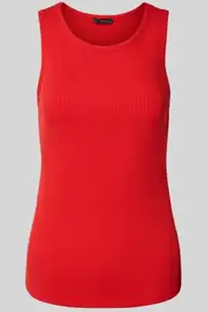 Oui Tanktop met fijnrib