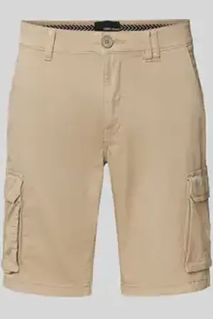 Blend Regular fit korte broek met cargozakken