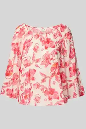 Christian Berg Regular fit blouse met 3/4-mouwen