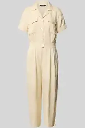 Ralph Lauren Jumpsuit van linnen met reverskraag, model 