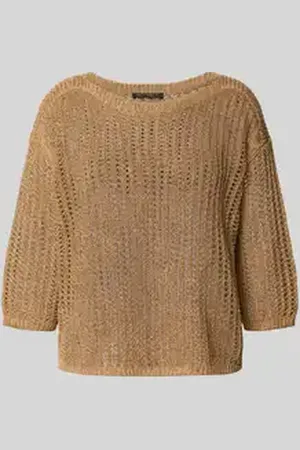 Betty Barclay Gebreide pullover met ajourpatroon