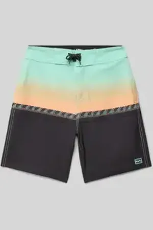 Billabong Straight leg zwembroek met labeldetails, model 