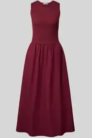 Christian Berg Midi-jurk in riblook